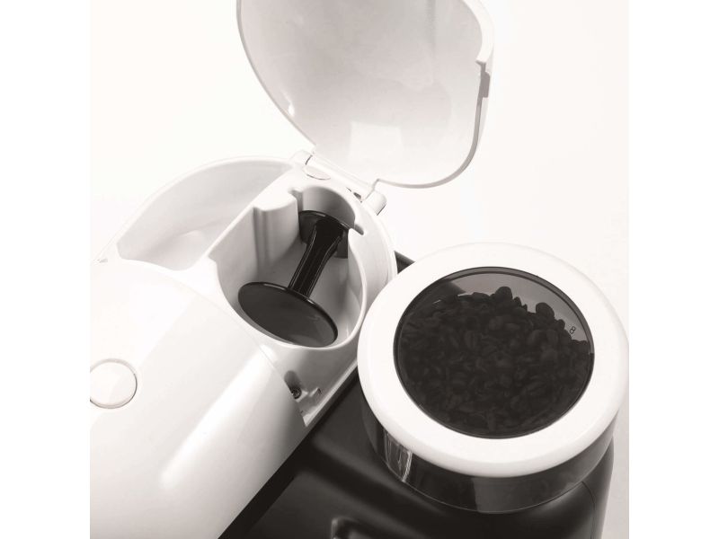 Ariete Moderna 1318 - Kaffemaskine med mælkeskummer - 15 bar - hvid billede 3