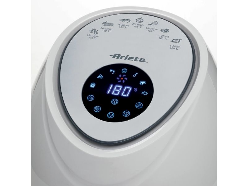 Ariete 4618 Airy Fryer XXL - Varmluftsrister - 5.5 liter - 1800 W - sort