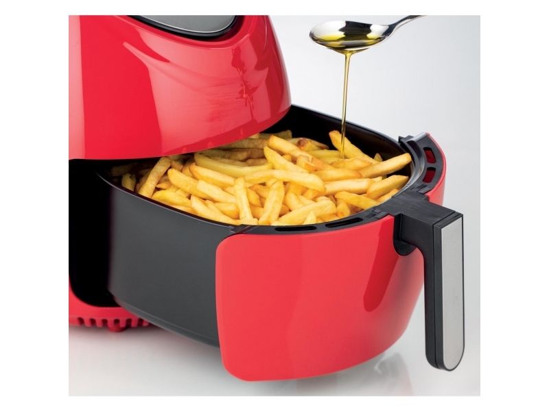 Ariete 4618 Airy Fryer XXL - Varmluftsrister - 5.5 liter - 1800 W - sort