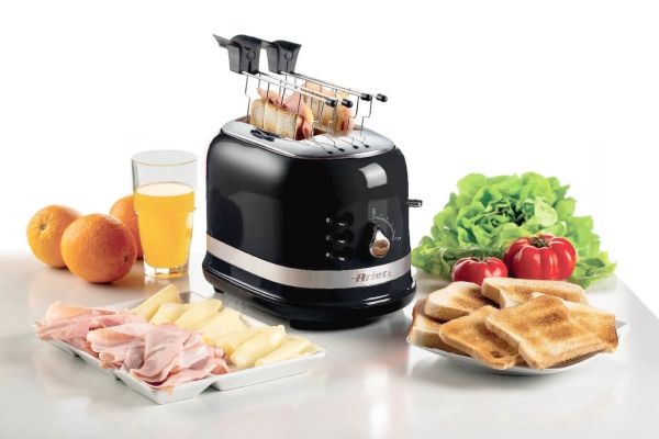 Ariete 0149/02, 2 skive(r), Sort, Knapper, Niveau, Dreje, CE, 815 W, 190 mm