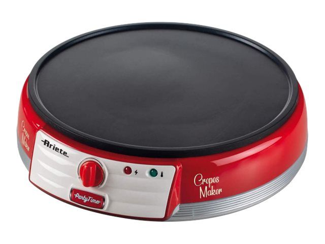 Ariete Party Time 0202 - Crepe-maskine - 1 kW - rød billede 1