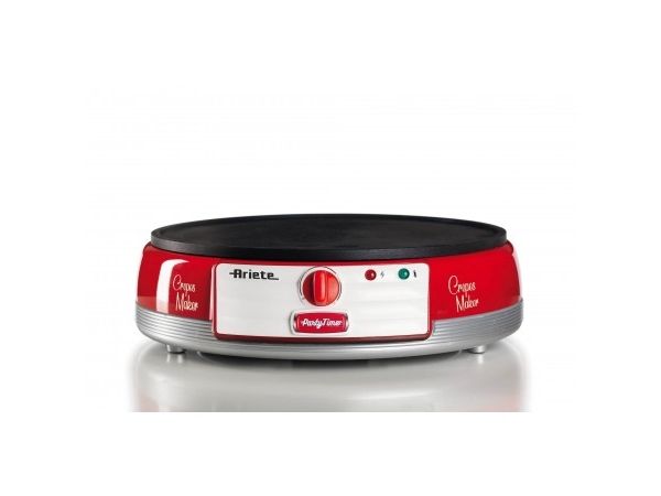 Ariete Party Time 0202 - Crepe-maskine - 1 kW - rød billede 4