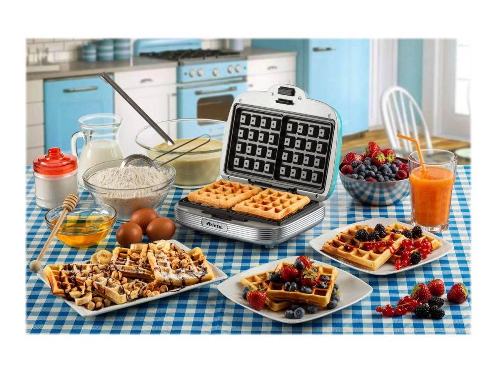Ariete Vaffeljern Party Time waffle maker Blue