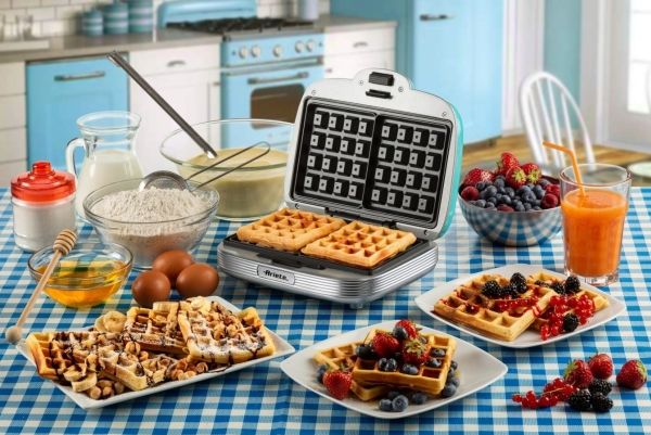 Ariete Vaffeljern Party Time waffle maker Blue