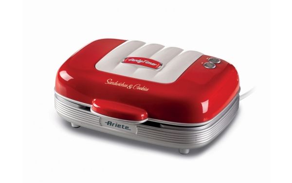 Ariete 1950 edition 1972 - Sandwich/doughnut/muffin-maskine - 700 W - rød