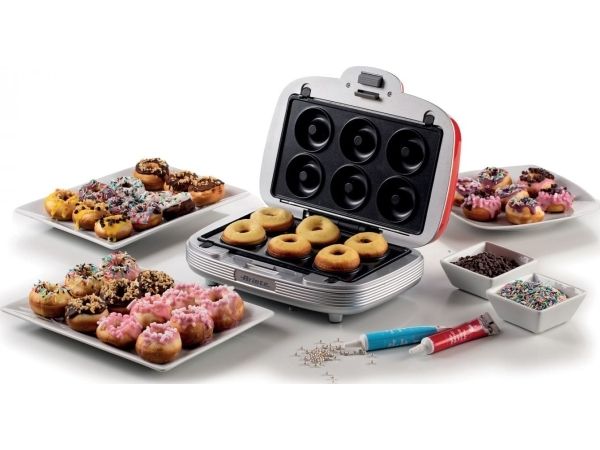 Ariete 1950 edition 1972 - Sandwich/doughnut/muffin-maskine - 700 W - rød billede 3