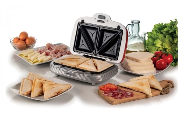 Ariete 1950 edition 1972 - Sandwich/doughnut/muffin-maskine - 700 W - rød billede 2