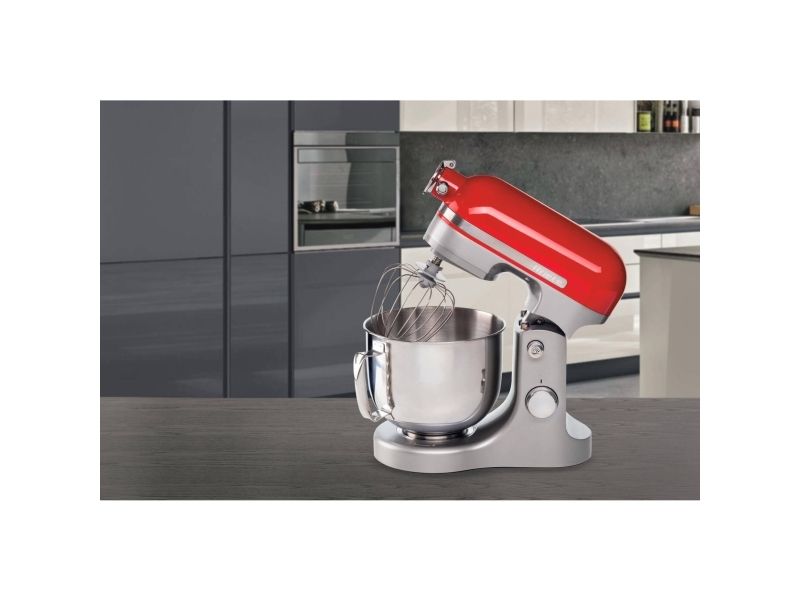 Ariete 1589/00, Bordmixer, Rød, Slå, Ælte, Mikse, 5,5 L, Dreje, Aluminium