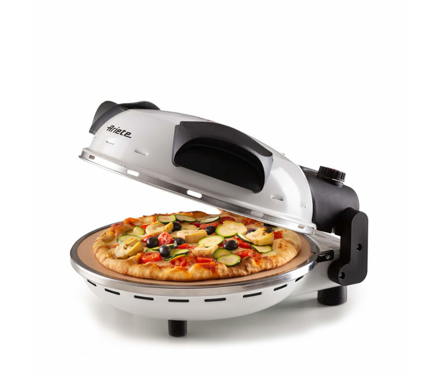 Ariete 0918/00, 1 pizza(er), 32 cm, 400 °C, Hvid, 1200 W, 300 mm billede 2
