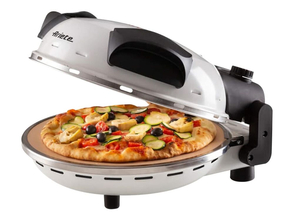 Ariete 0918/00, 1 pizza(er), 32 cm, 400 °C, Hvid, 1200 W, 300 mm billede 1