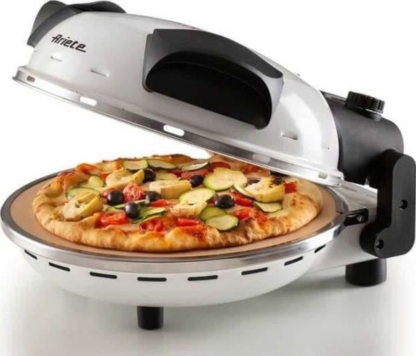 Ariete 0918/00, 1 pizza(er), 32 cm, 400 °C, Hvid, 1200 W, 300 mm billede 3