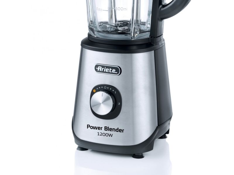 Ariete 0579/00, Bordplade blender, 1,5 L, Impulsfunktion, Knusning af is, 1200 W, Sort, Rustfrit stål billede 2