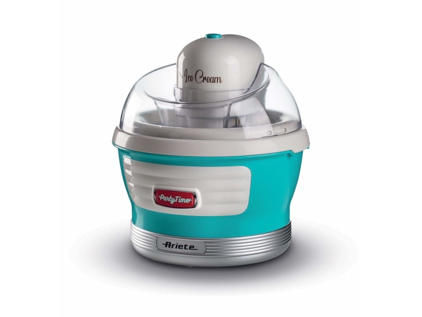 Ariete 0643/01, Ismaskine gel-beholder, 1,5 L, 1 skåle, Lyse Blå, 30 min., 24 t