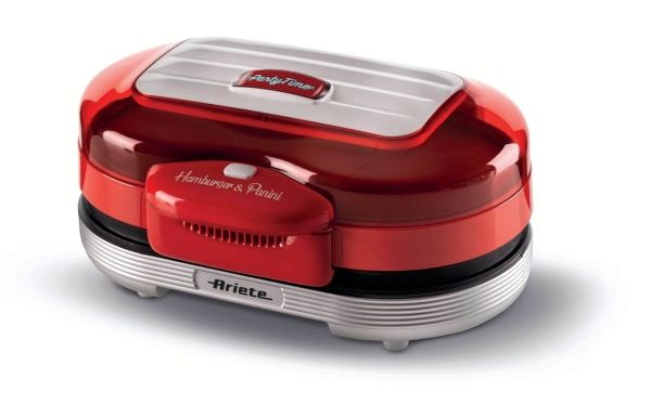 Ariete Party Time 0205 - Burgermaskine - 1.2 kW - rød