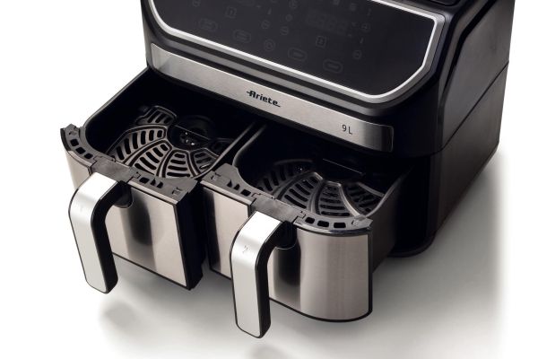 Ariete 4625/00, Varmluftsteger, 9 L, 3,6 kg, 35 °C, 200 °C, Dobbelt