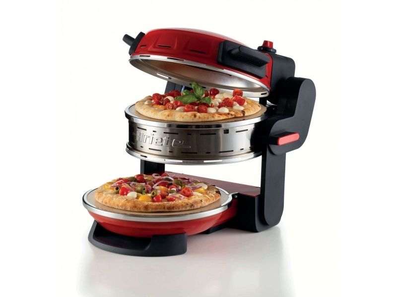 Ariete 0927/00, 2 pizza(er), Rød, 32 cm, 400 °C, Sten, 2300 W