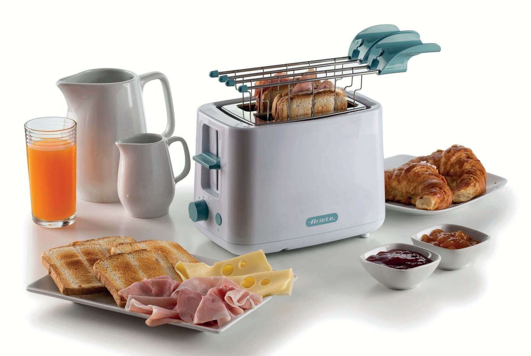 Ariete 0157/04, 2 skive(r), Hvid, Plast, Knapper, Niveau, Dreje, 760 W, 140 mm billede 3
