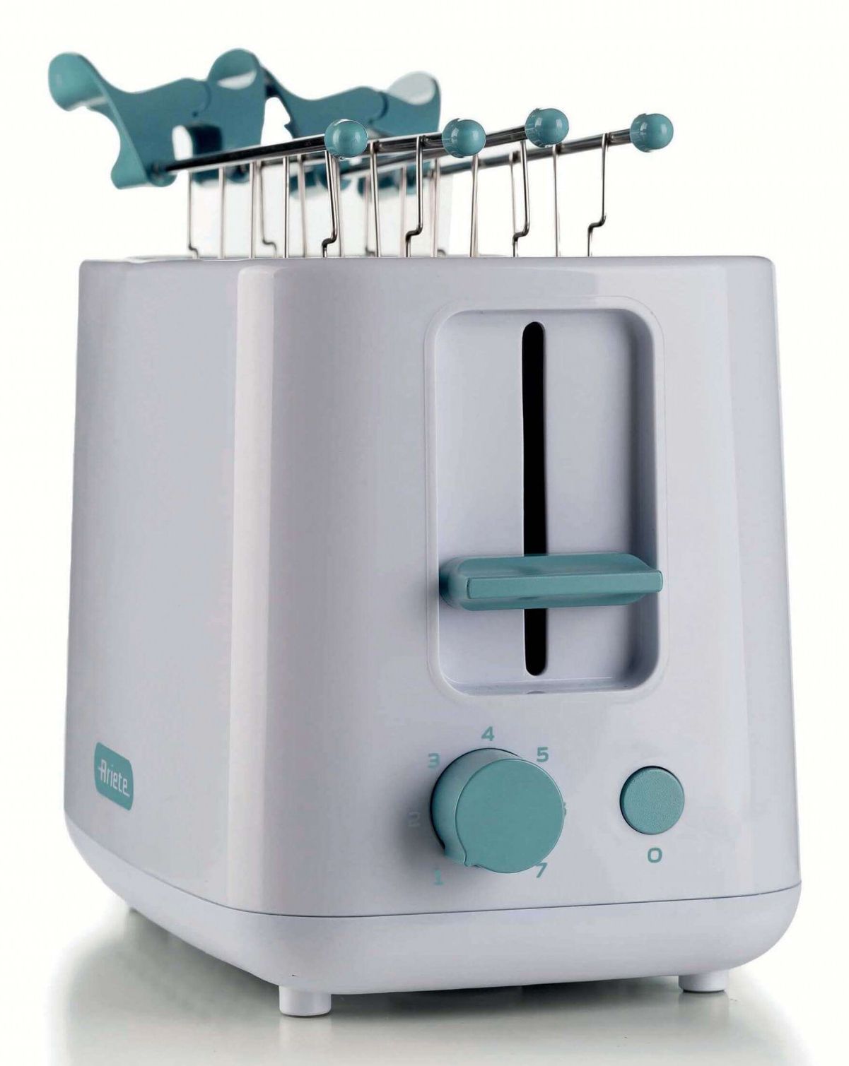 Ariete 0157/04, 2 skive(r), Hvid, Plast, Knapper, Niveau, Dreje, 760 W, 140 mm billede 4