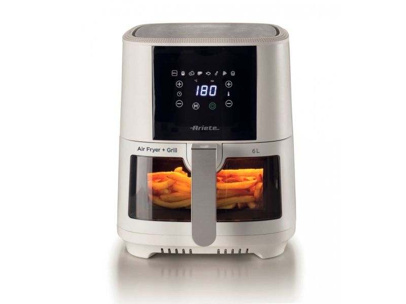 Ariete 4626/03, Varmluftsteger, 6 L, 2,5 kg, 200 °C, Enkelt, Sort