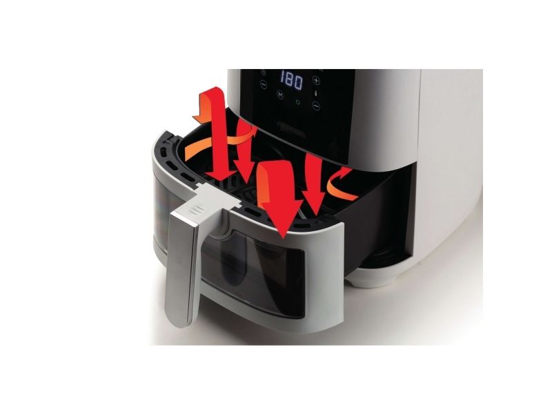 Ariete 4626/03, Varmluftsteger, 6 L, 2,5 kg, 200 °C, Enkelt, Sort