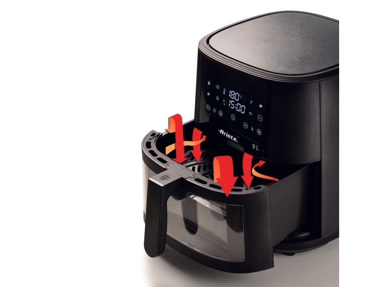 Ariete 4630/00, Varmluftsteger, 9 L, 3,5 kg, 60 °C, 200 °C, Enkelt