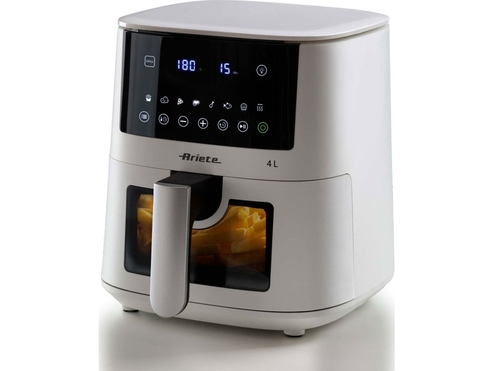Ariete 4633/03, Varmluftsteger, 4 L, Enkelt, Hvid, Berøring, 1400 W