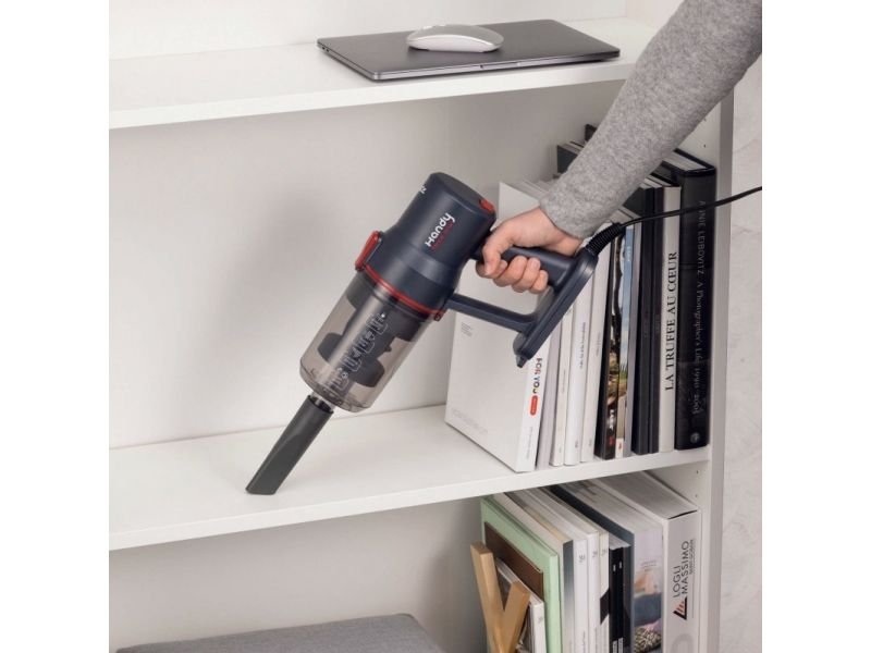 Ariete 2708/00, 2-i-1 stangstøvsuger, Poseløs, Sort, 0,6 L, Aluminium, Dry billede 4
