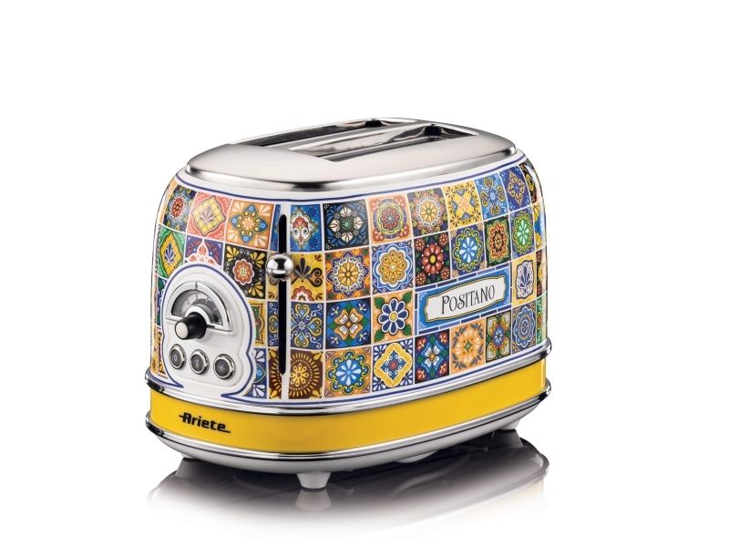Ariete 0155/1P, 2 skive(r), Blå, Gul, Metal, 810 W, 220-240 V, 50/60 Hz