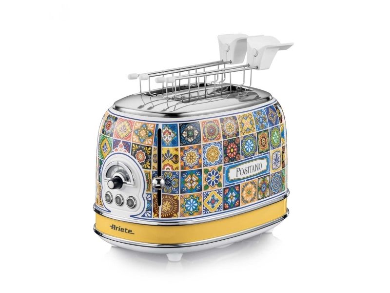 Ariete 0155/0P, 2 skive(r), Blå, Gul, Metal, 810 W, 220-240 V, 50/60 Hz