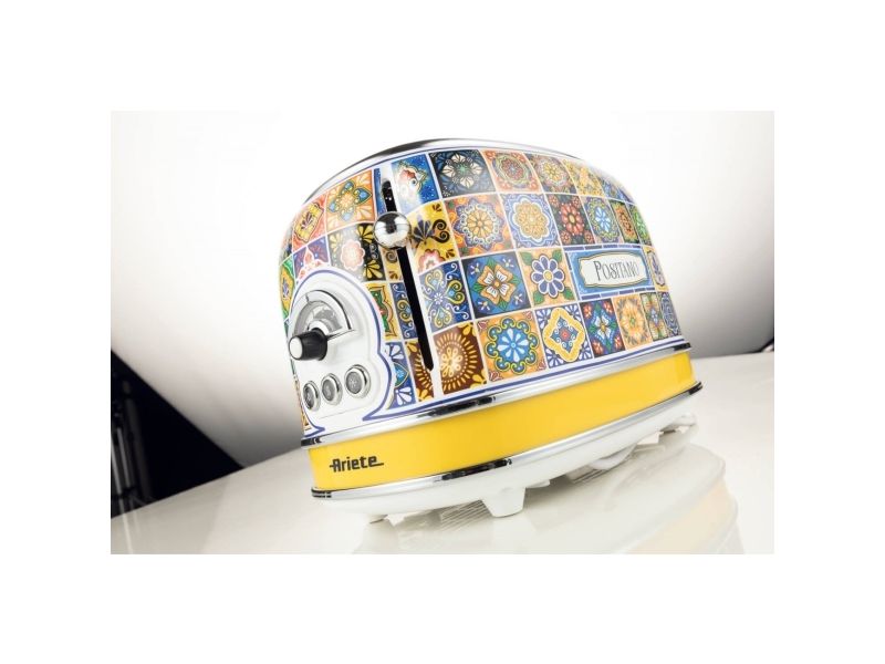 Ariete 0155/0P, 2 skive(r), Blå, Gul, Metal, 810 W, 220-240 V, 50/60 Hz