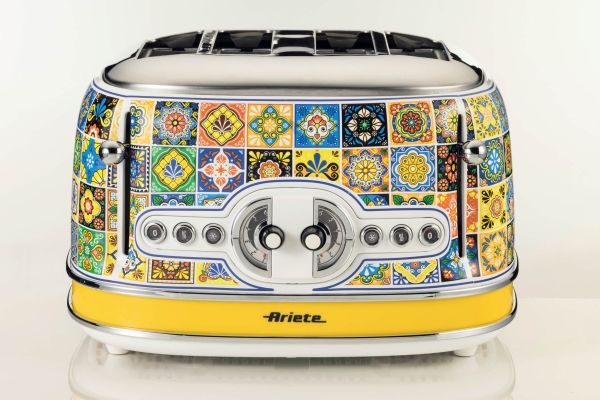 Ariete 0156/0P, 4 skive(r), Blå, Gul, Knapper, Dreje, CE, 1630 W, 220-240 V