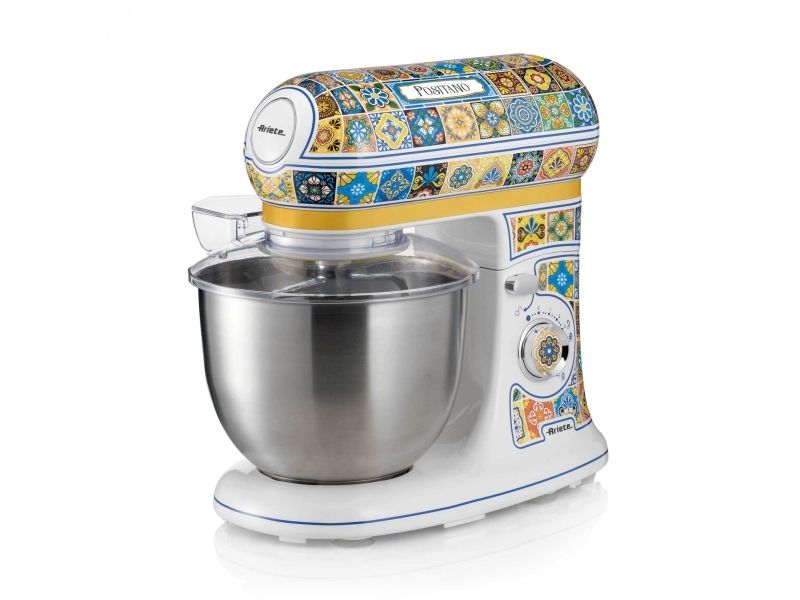 Ariete 1588/0P, Stavblender, Blå, Gul, Æltning, Blanding, 5,5 L, Drejning, Rustfrit stål billede 1