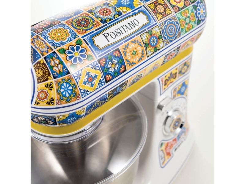 Ariete 1588/0P, Stavblender, Blå, Gul, Æltning, Blanding, 5,5 L, Drejning, Rustfrit stål billede 2