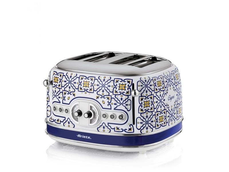 Ariete 0156/0C, 4 skive(r), Hvid, Lyse Blå, Knapper, Dreje, CE, 1630 W, 220-240 V
