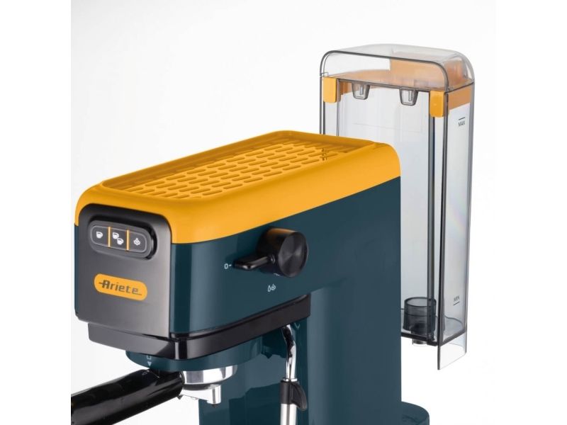Ariete 1399/16, Espressomaskine, 1,1 L, Malet kaffe, Kaffekapsel, 1300 W, Gul