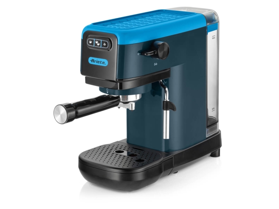 Ariete 1399/18, Espressomaskine, 1,1 L, Malet kaffe, Kaffekapsel, 1300 W, Blå