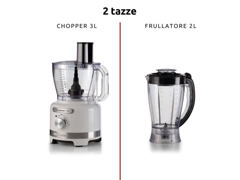 Ariete 1782/01, 3 L, Hvid, Dreje, 2 L, Slå, 3 L