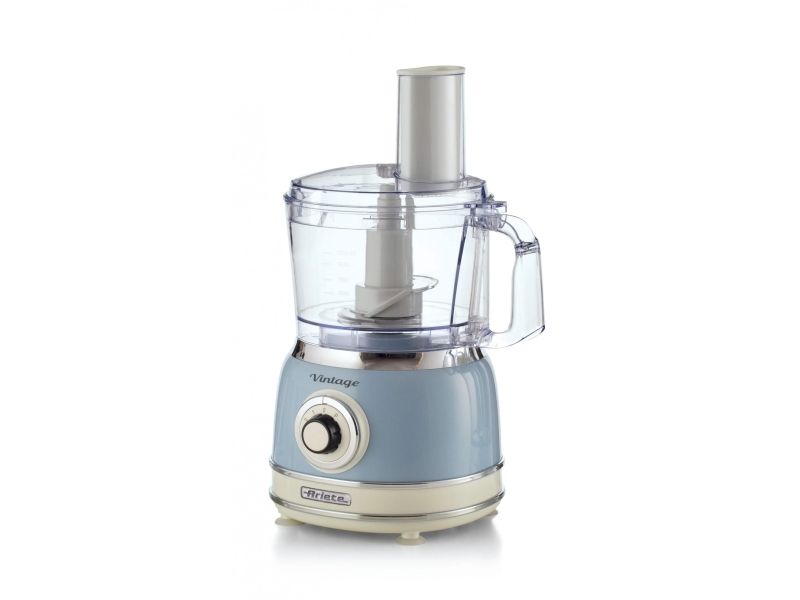 Ariete Vintage Line 1781/05, 2,1 L, blå, drejning, æltning, blanding, rustfrit stål, 1000 W