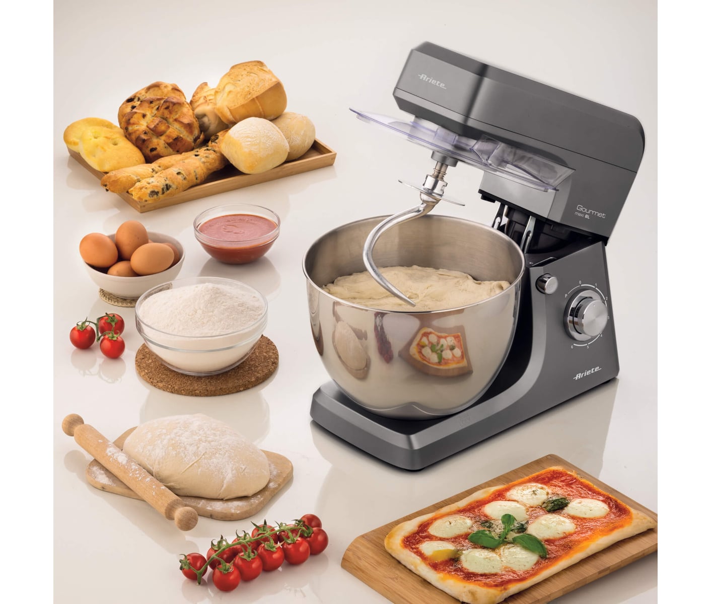 Ariete Gourmet Max 8l Kitchen Machine Røremaskine billede 5
