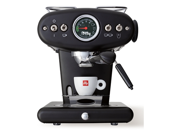illy X1 Jubilæumsmaskine til malet kaffe og E.S.E.-pods (sort)