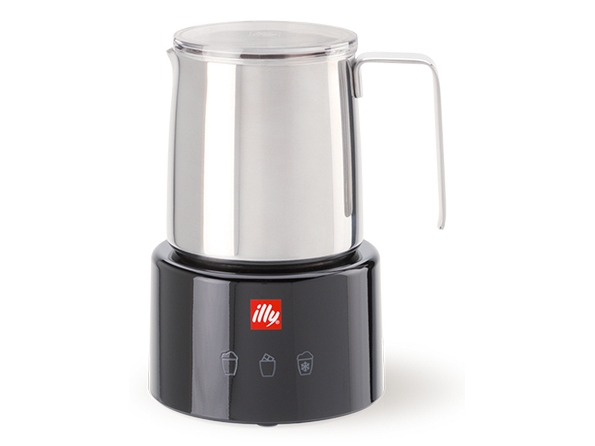 illy mælkeskummer rustfrit stål / sort af Piero Lissoni