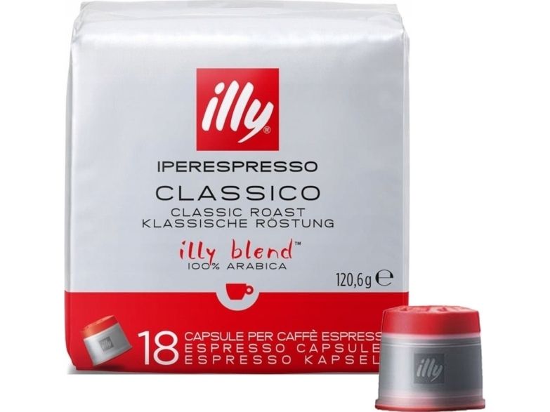 Illy 7990, Kaffekapsel, Kaffe, Medium ristet, iperEspresso, 18 stk, Taske
