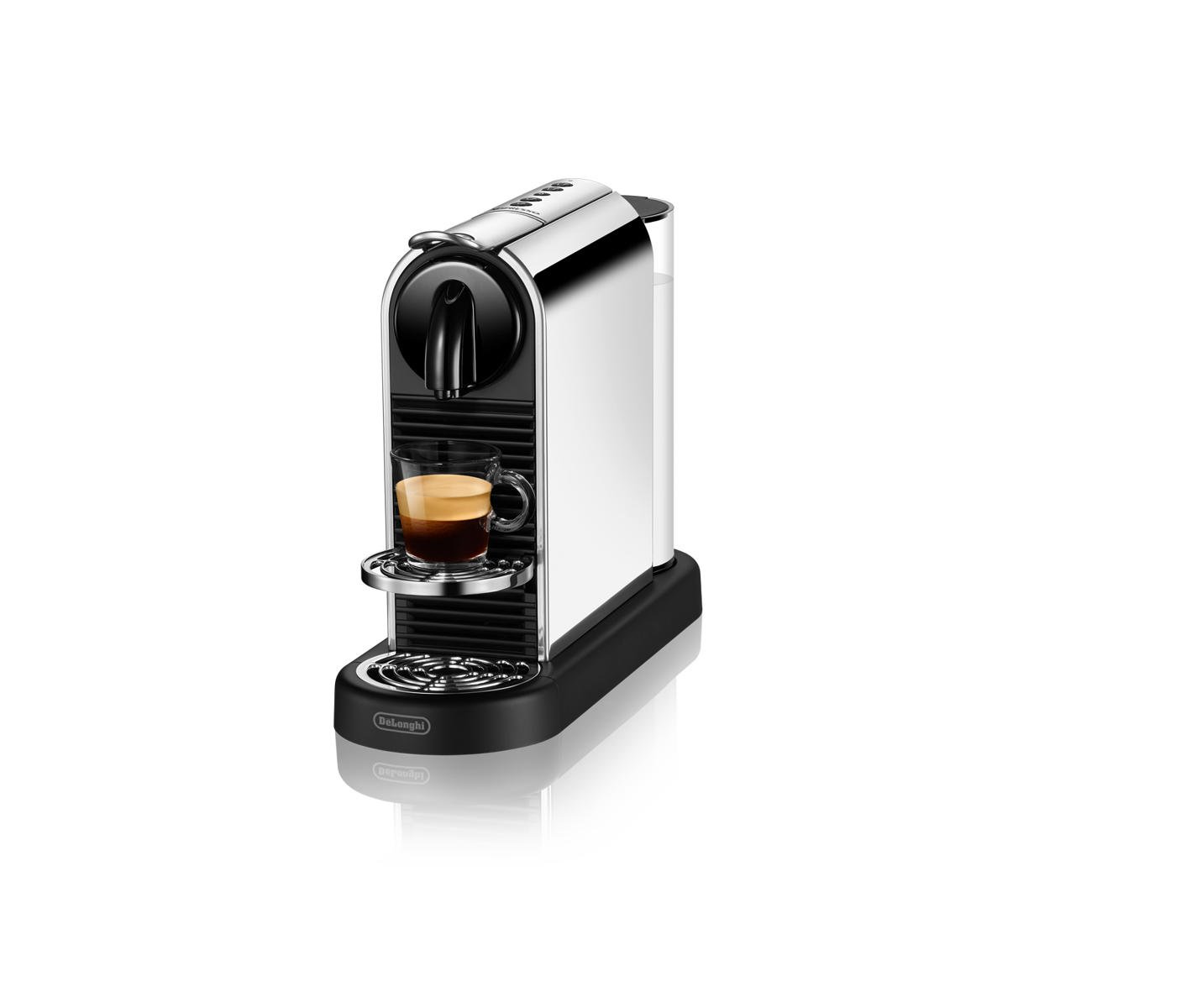 De’Longhi Citiz Platinum EN220.M, Kapsel kaffemaskine, Kaffekapsel, 1260 W, Platin