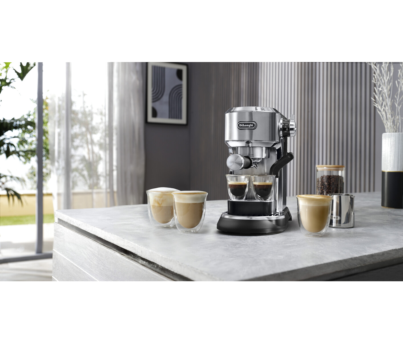 De'Longhi Dedica Maestro Plus EC950.M Espressomaskine billede 3