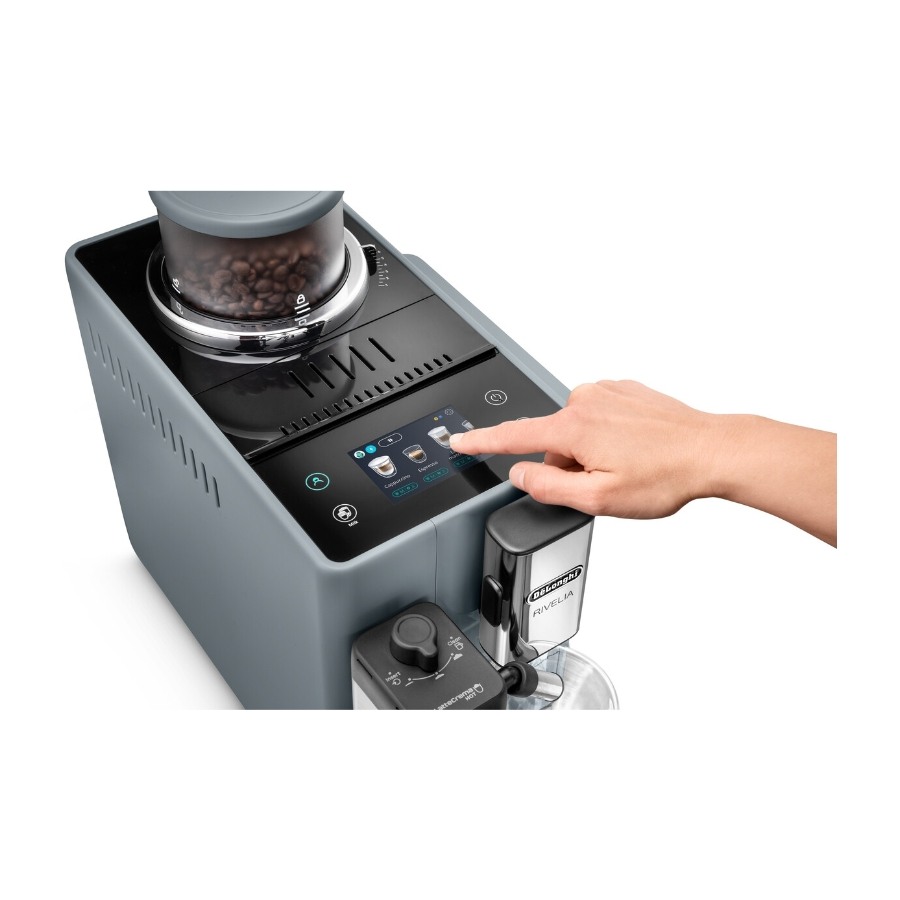 Delonghi Rivelia EXAM440.55.G espressomaskine, grå billede 8