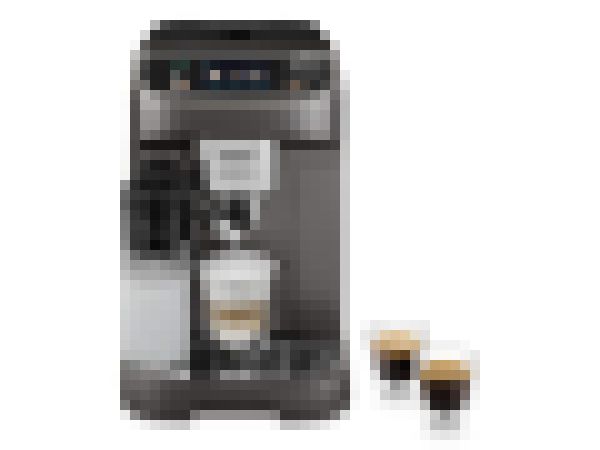De’Longhi ECAM 320.70.TB, Espressomaskine, 1,9 L, Kaffebønner, Malet kaffe, Indbygget kværn, 1450 W, Sort, Grå