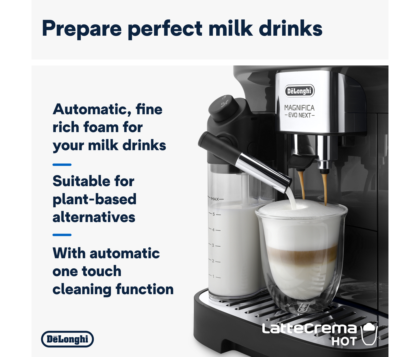 De'Longhi Magnifica Evo Next ECAM310.60.GB Espressomaskine billede 8