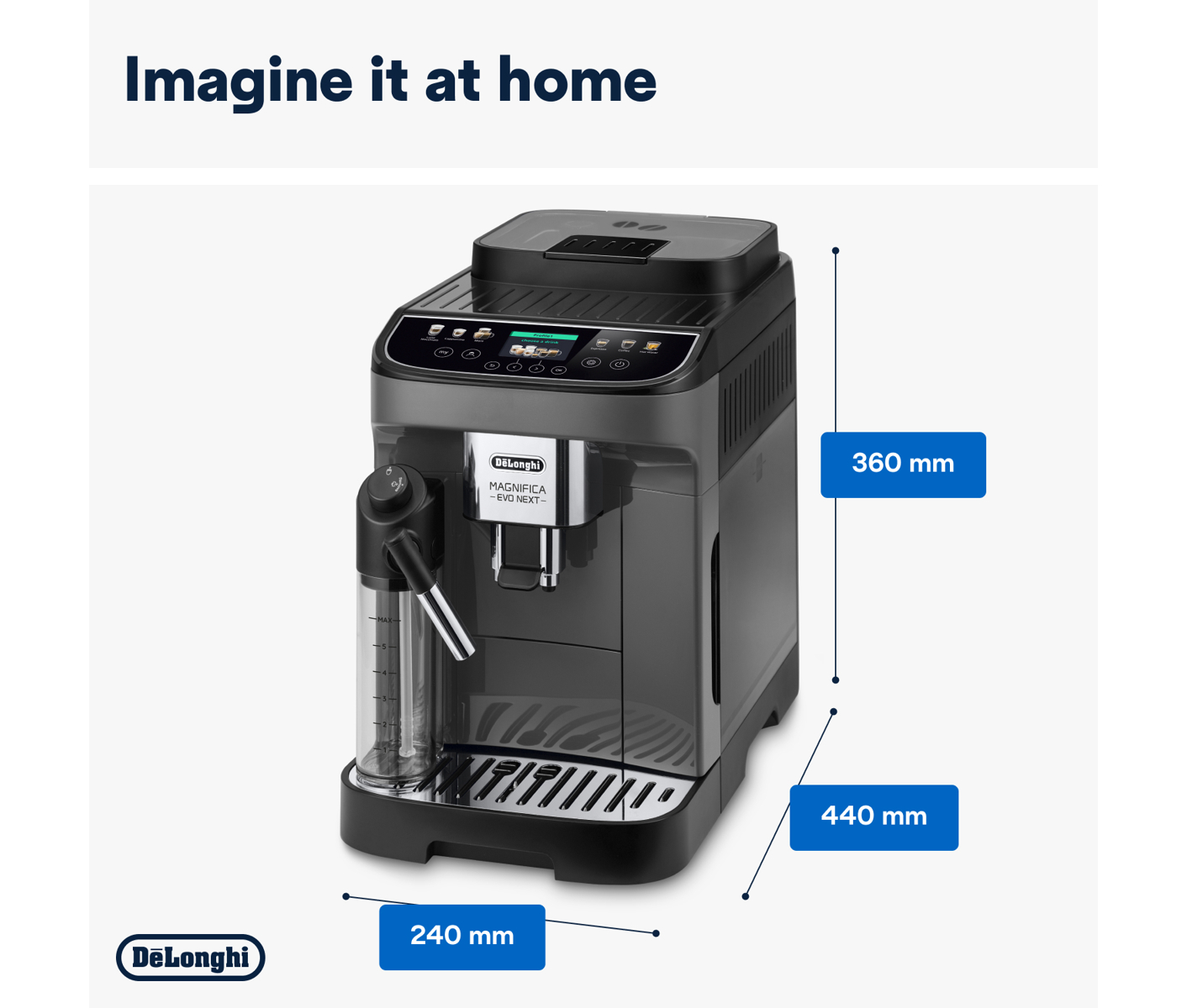 De'Longhi Magnifica Evo Next ECAM310.60.GB Espressomaskine billede 7