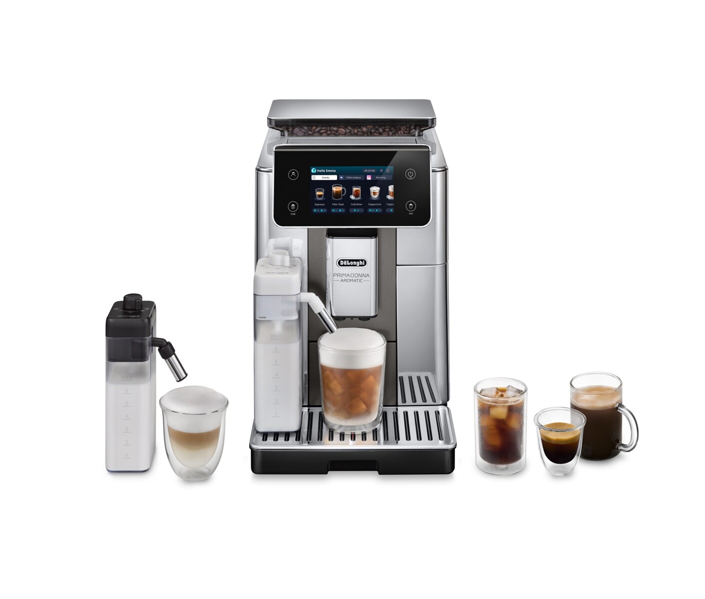 De'longhi ECAM630.75.TSM Primadonna Aromatic Espressomaskine billede 1