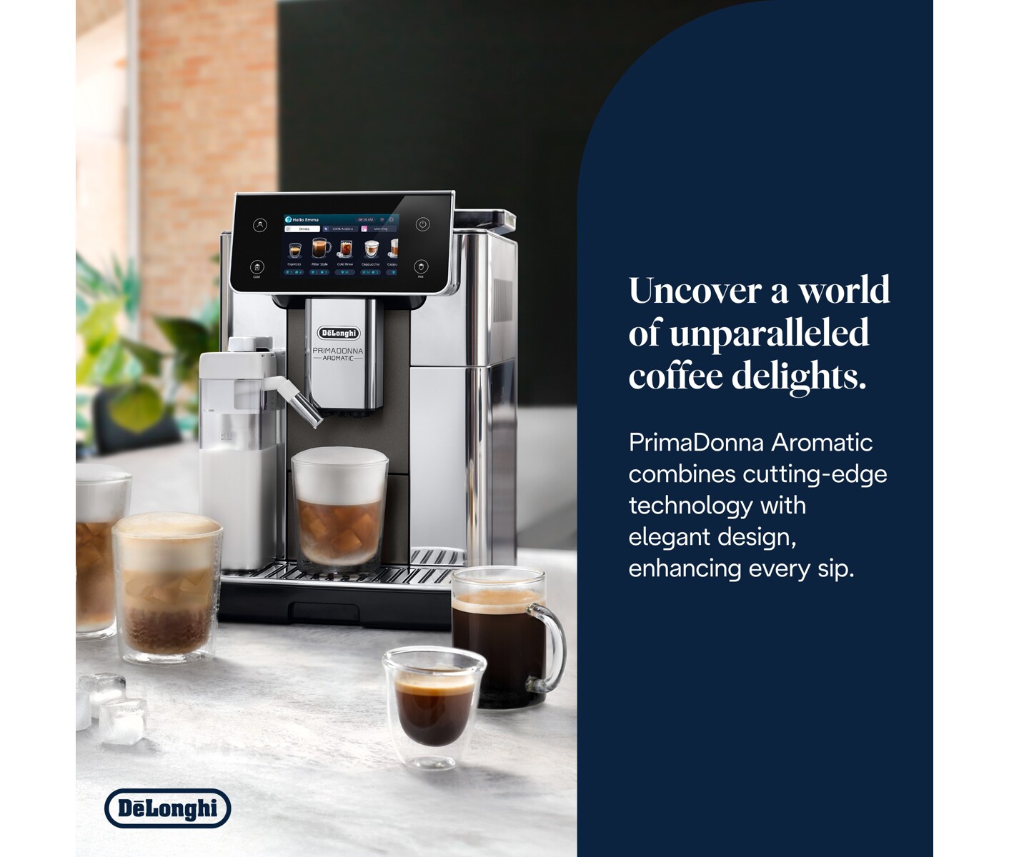 De'longhi ECAM630.75.TSM Primadonna Aromatic Espressomaskine billede 2